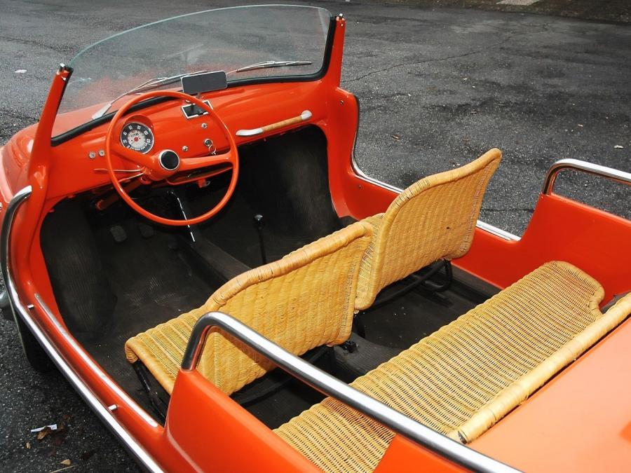Интерьер Fiat 500 D Jolly 1960 года  (фото 6 из 10)